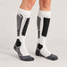 SK2 Women’s Ski Socks in White — model front