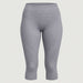 Falke women's Wool Tech 3/4 Leggings in Grey – front