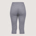 Falke women's Wool Tech 3/4 Leggings in Grey – back