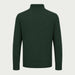 Fera men's Carlos Sweater in Hunter Green, back view.