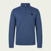 Fera men's Carlos Sweater in Marina Blue, front view.