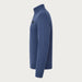 Fera men's Carlos Sweater in Marina Blue, side view.