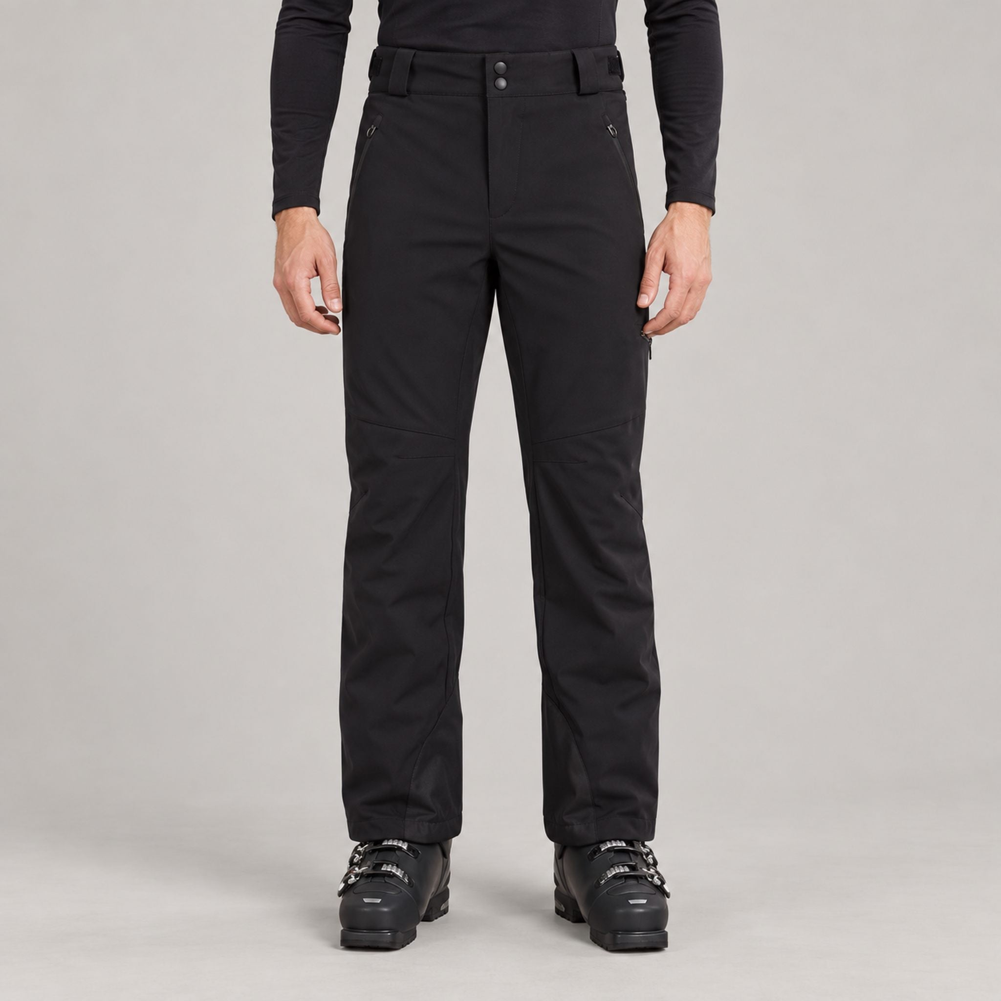 Fera men's Davos Pant in Black, model front