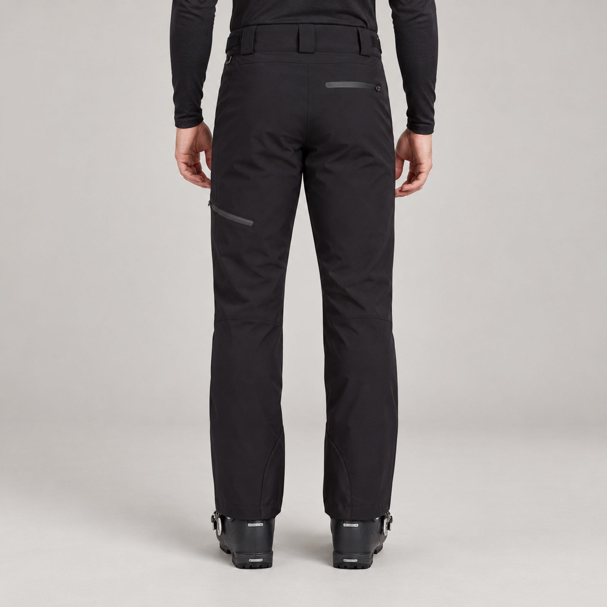 Fera men's Davos Pant in Black, model back