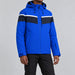 Fera mens Maddox Ski Jacket Cobalt, model outfit.