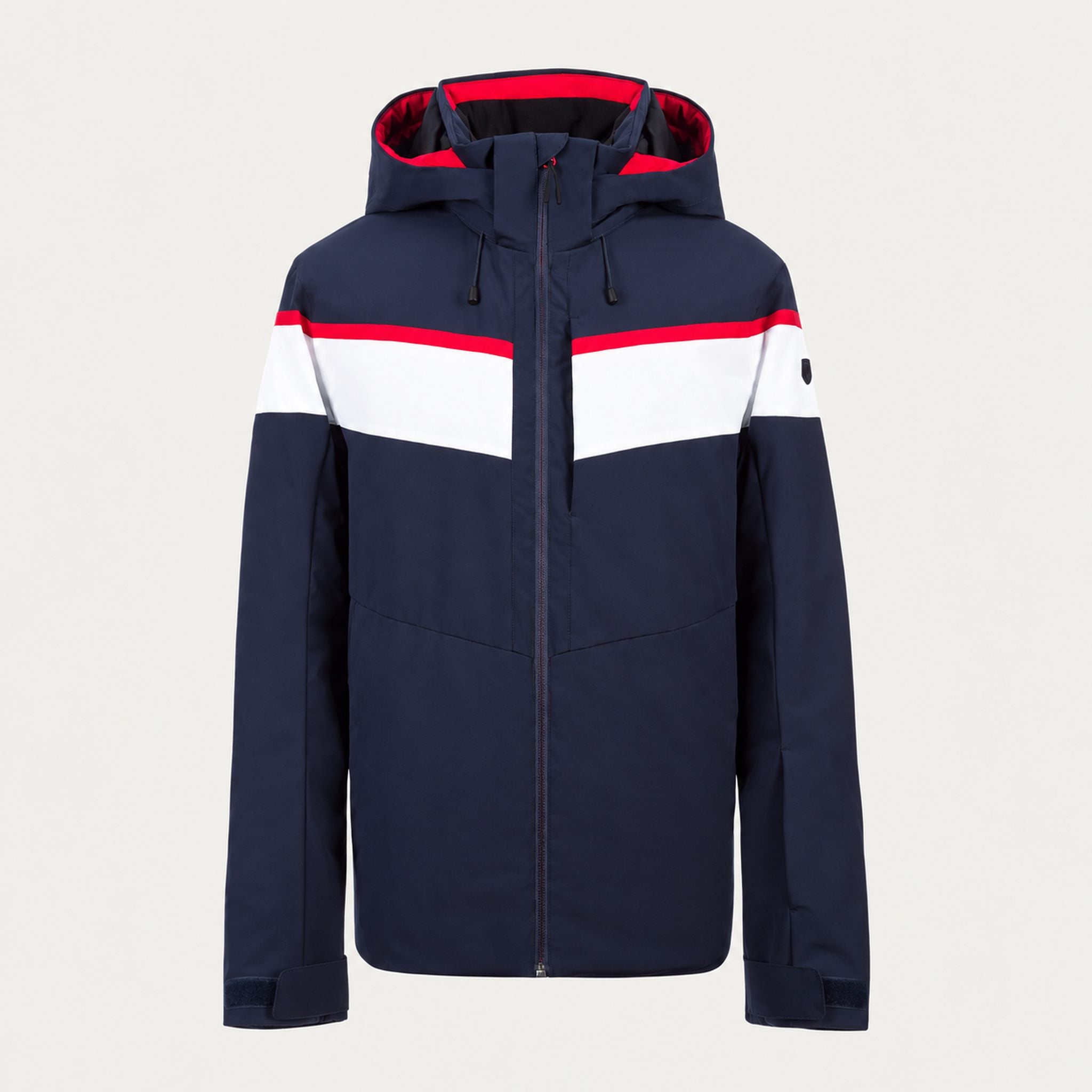 Fera mens Maddox Ski Jacket in Navy, product front.