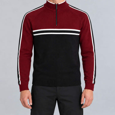 Fera Mathias Sweater Rich Red, model front