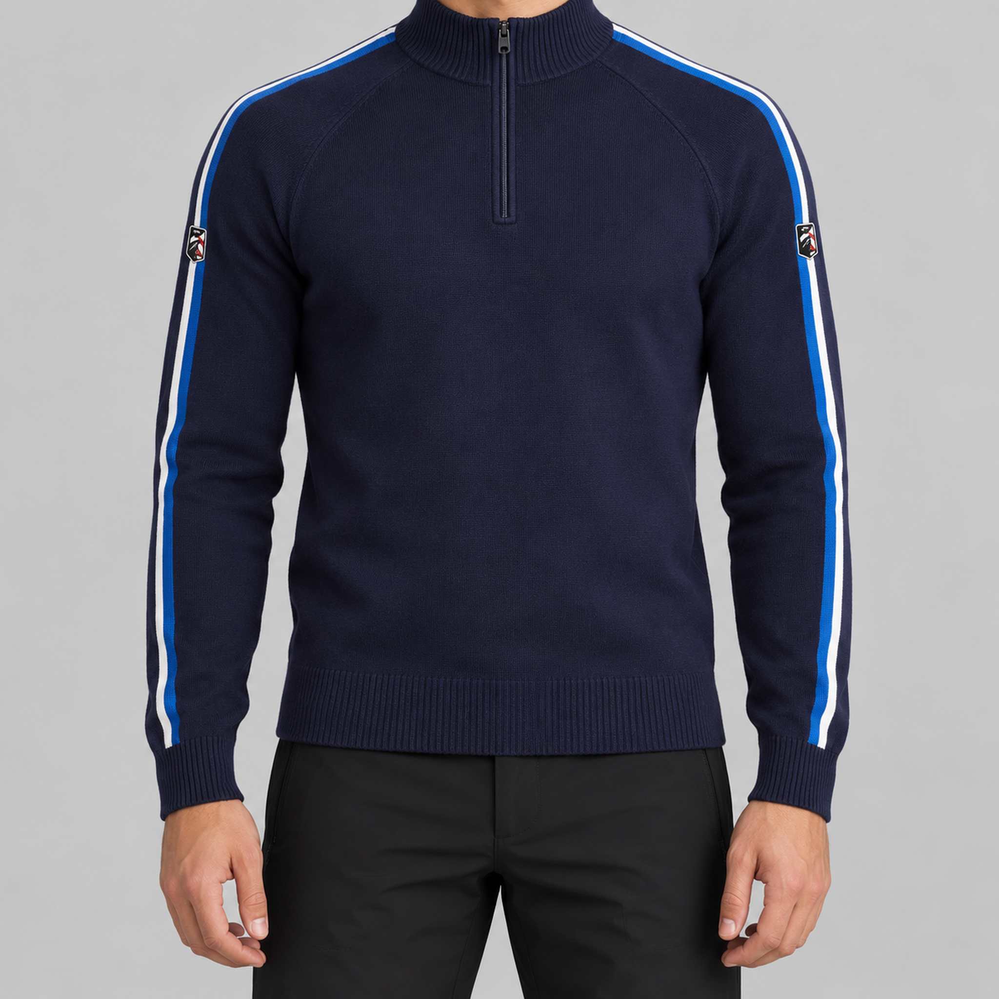 Fera Max Sweater Navy, model front