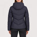 Fera women's Amy Ski Jacket in Indigo, back view on model.