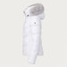 Fera women's Amy Ski Jacket in White, side view.