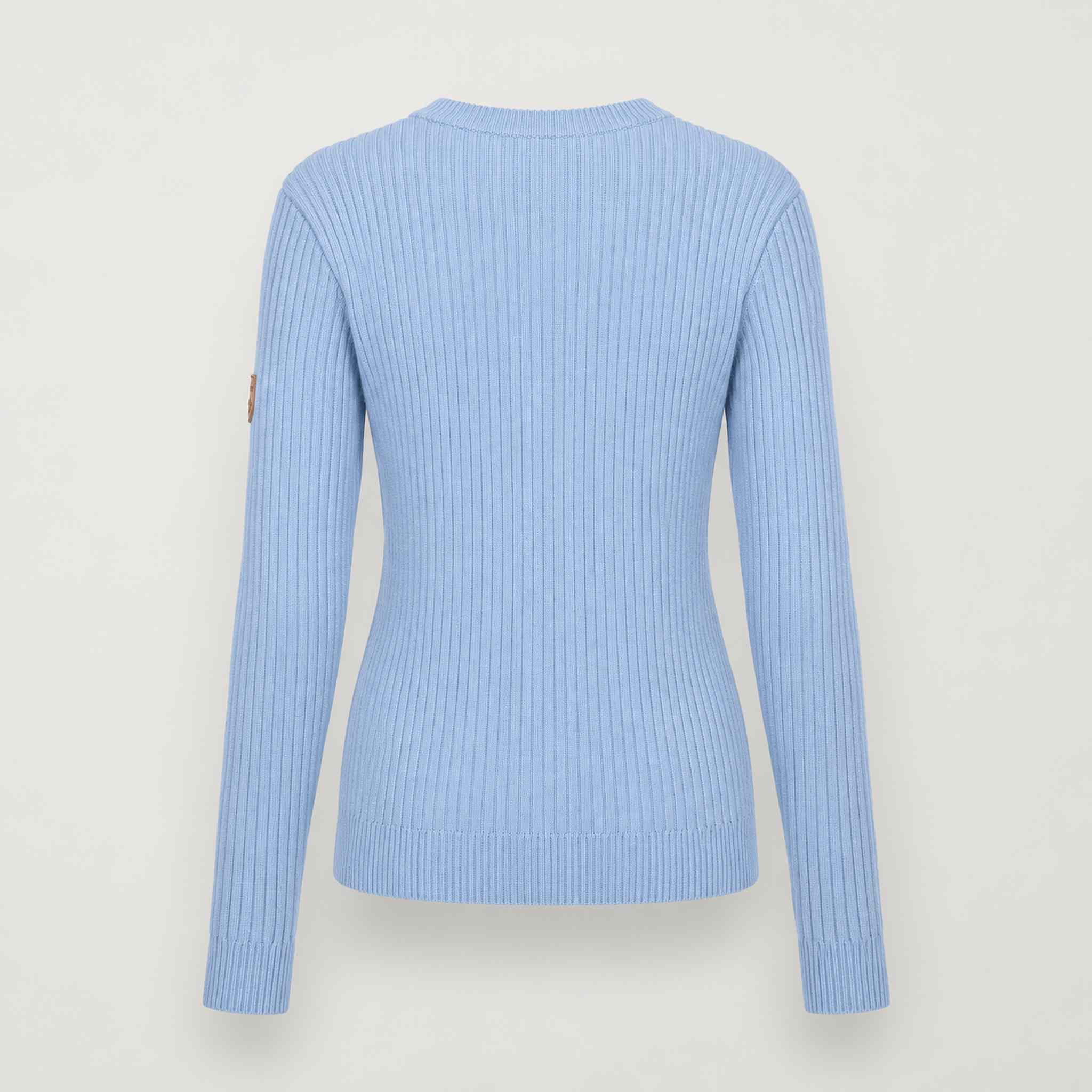 Fera women's Apres Sweater in Sky Blue, product back