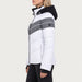 Fera women's Ariel Ski Jacket in White, side view on model.