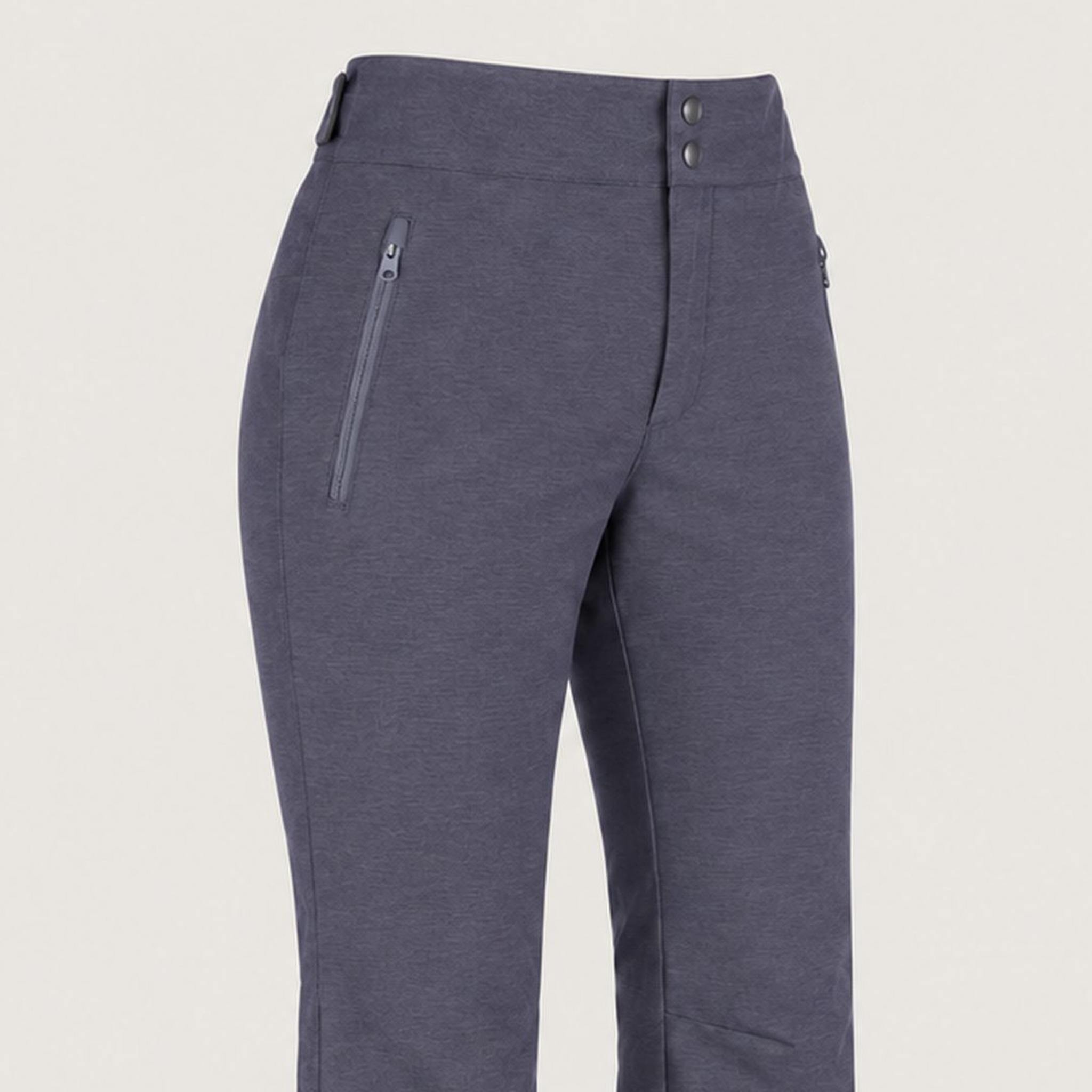 Fera Belle Pant in Indigo – waist and zip detail