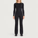 Fera women's Brooke Pant in Black, front view on model.