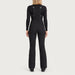 Fera women's Brooke Pant in Black, back view on model.