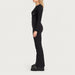 Fera women's Brooke Pant in Black, side view on model.