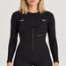 Fera women's Brooke Pant in Black, close-up showing fabric and design.