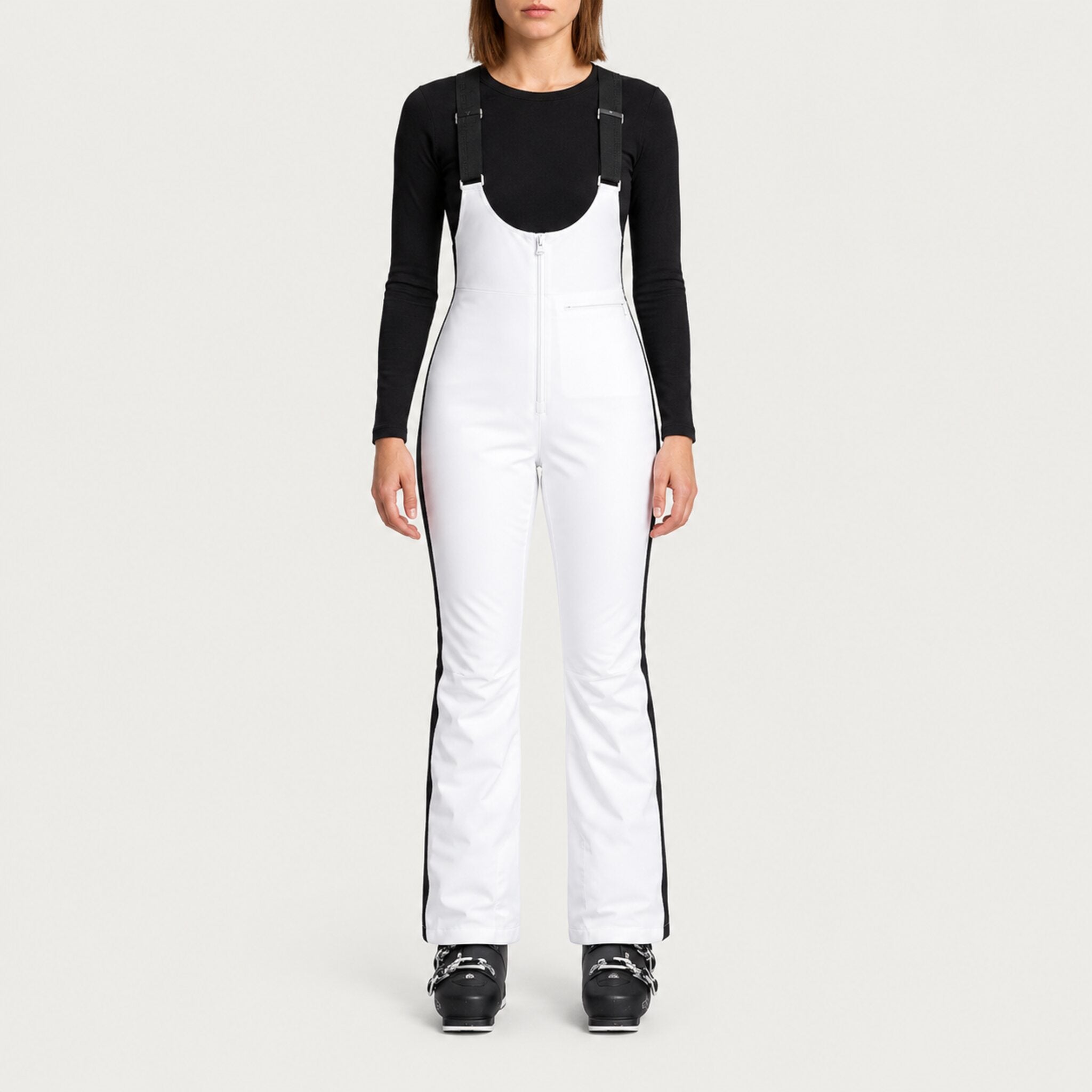 Fera women's Brooke Pant in White, front view on model.