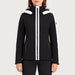 Fera women's Daniella Ski Jacket in Black, front view on model.