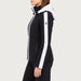 Fera women's Daniella Ski Jacket in Black, side view on model.