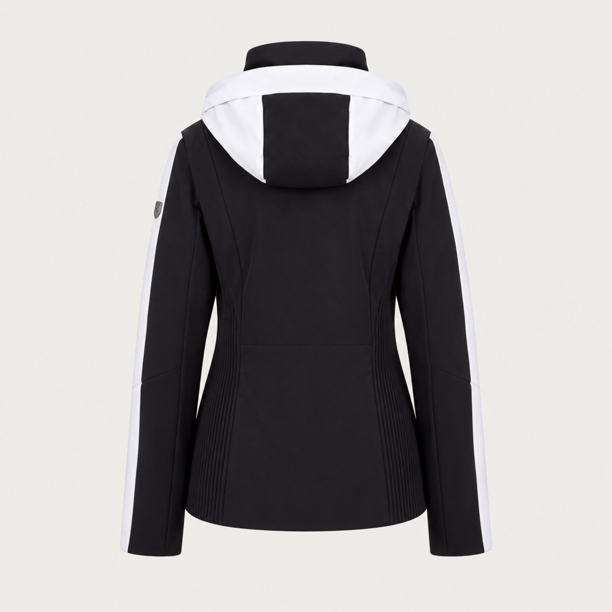 Fera women's Daniella Ski Jacket in Black, back view.