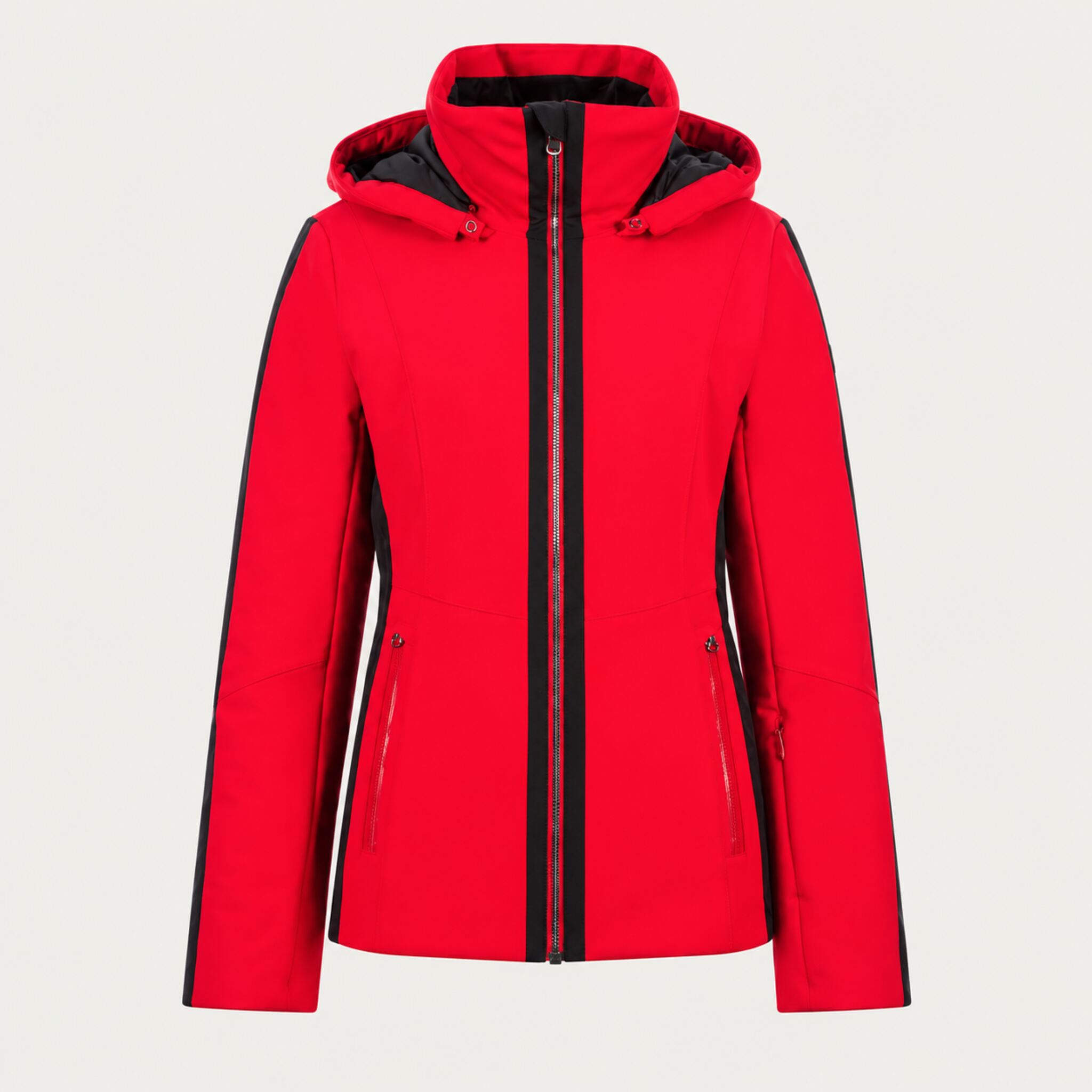 Fera women's Daniella Ski Jacket in Red, front view.