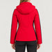 Fera women's Daniella Ski Jacket in Red, back view on model.