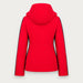 Fera women's Daniella Ski Jacket in Red, back view.
