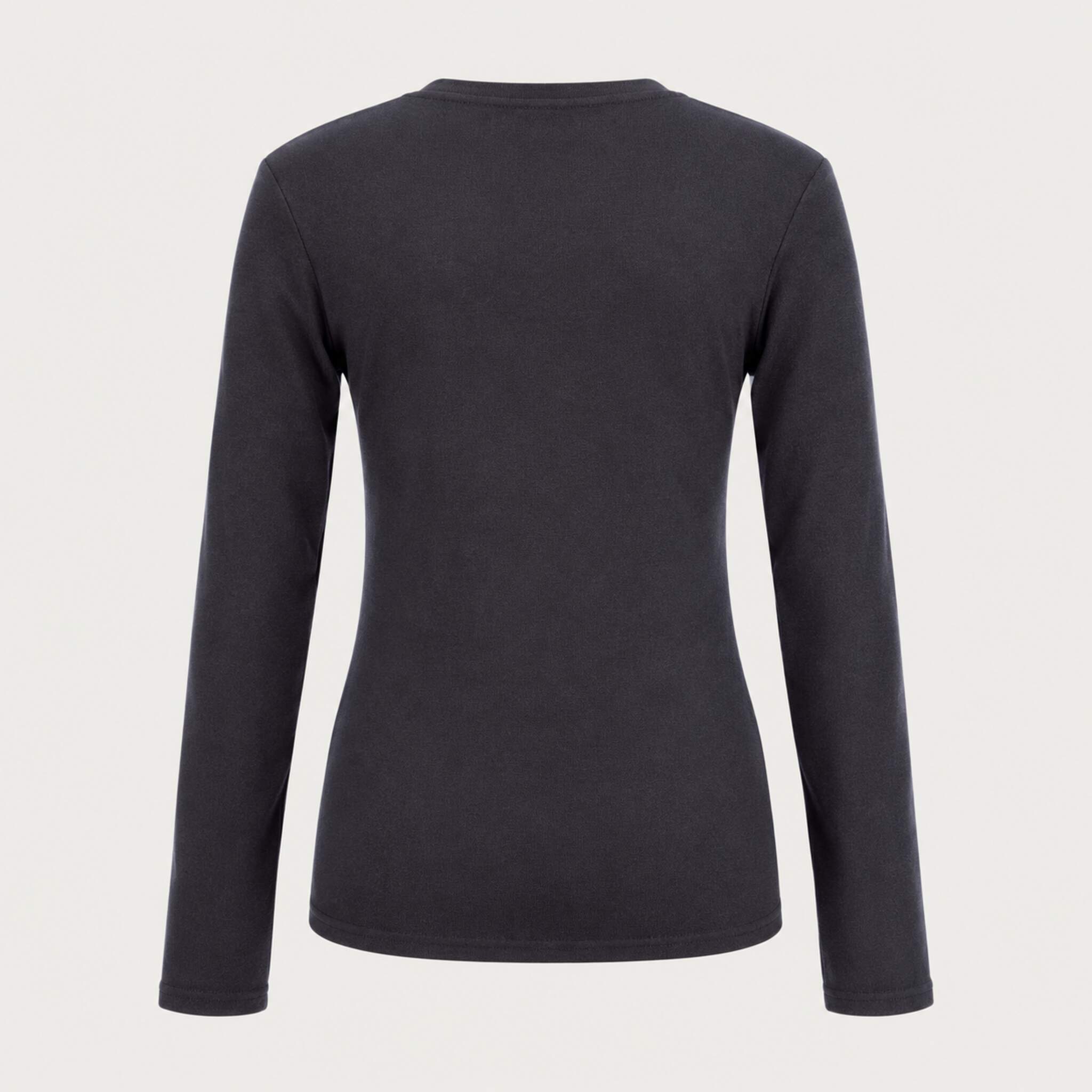 Fera women's Goggle Tee in Black, back view.