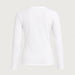 Fera women's Goggle Tee in White, back view.
