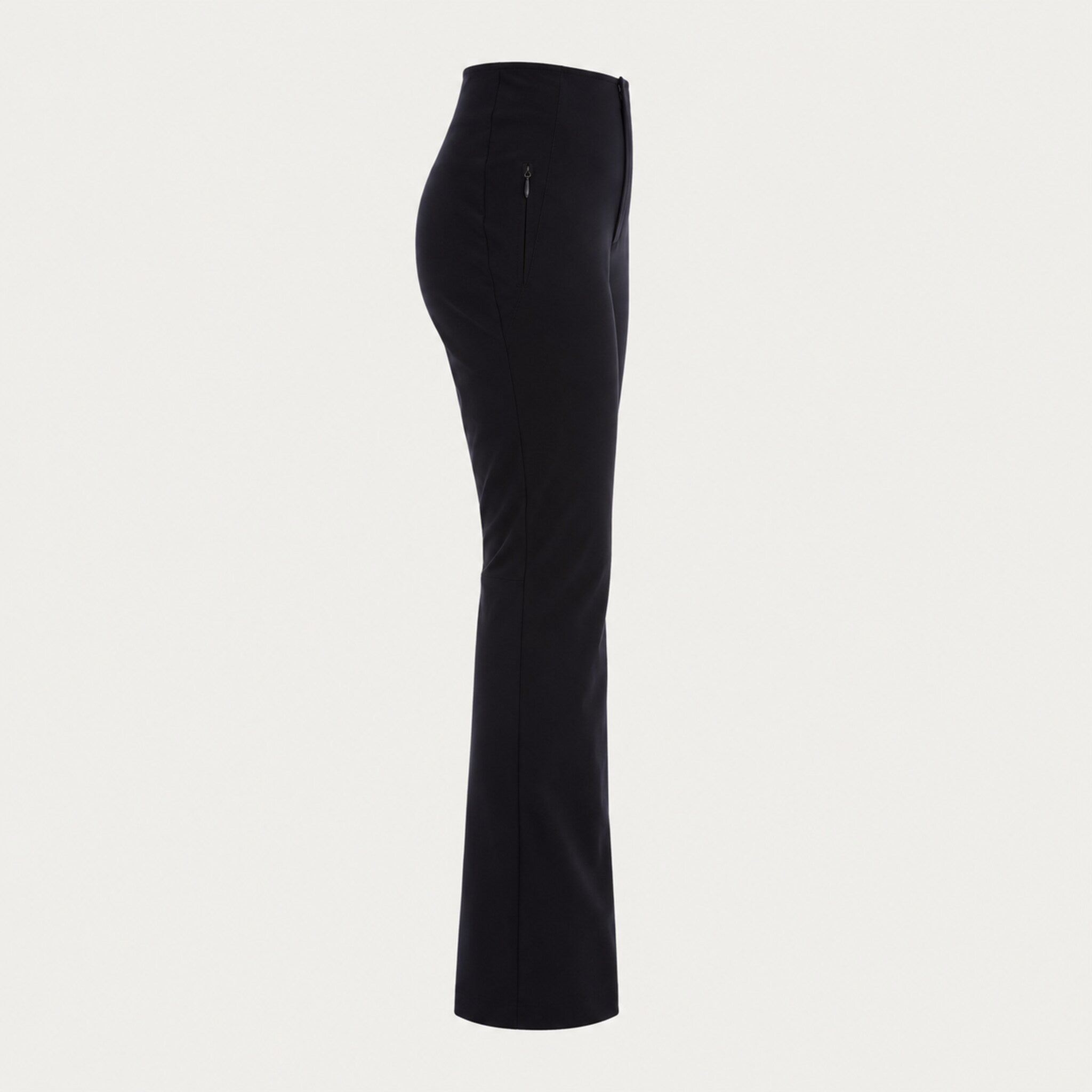 Fera women's High Heaven Pant in Black, side view.