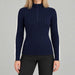 Fera womens Jeannie Sweater Navy, model front.