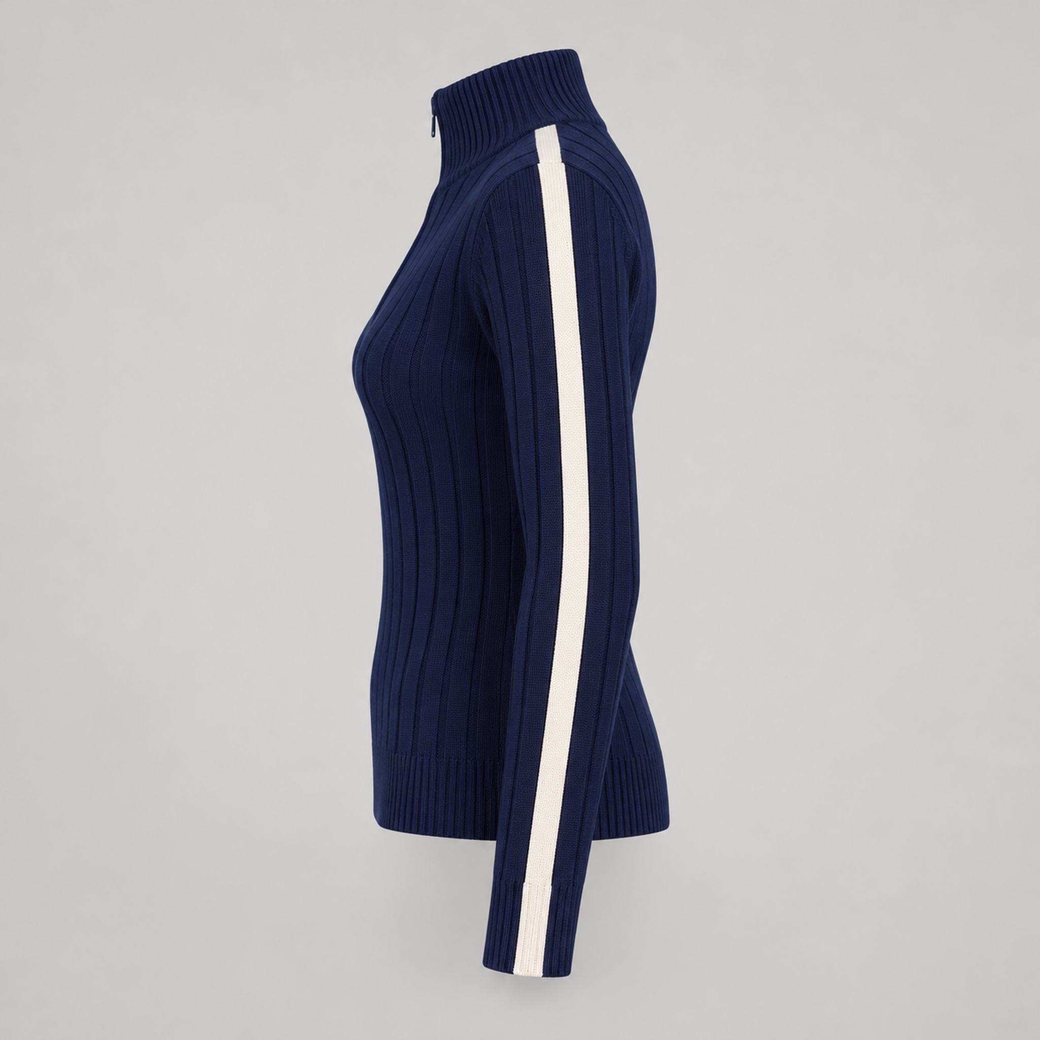 Fera womens Jeannie Sweater Navy, product side.