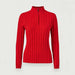 Fera womens Jeannie Sweater in Red, product front.