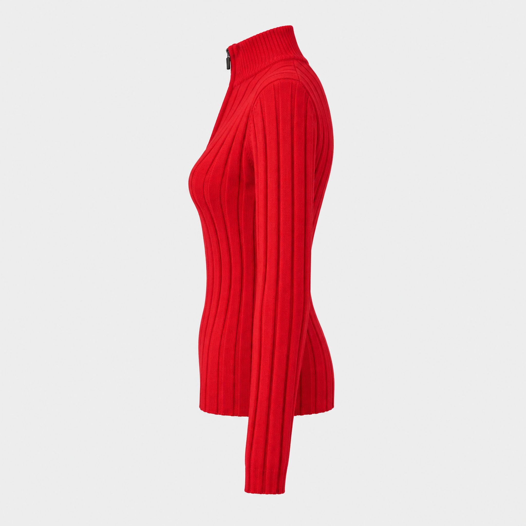 Fera womens Jeannie Sweater Red, product side.