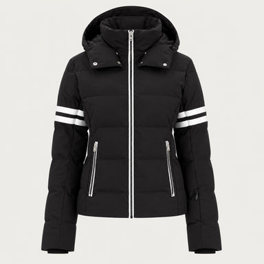 Fera women's Kate Ski Jacket in Black, front view.