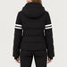 Fera women's Kate Ski Jacket in Black, back view on model.
