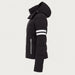 Fera women's Kate Ski Jacket in Black, side view.
