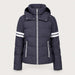 Fera women's Kate Ski Jacket in Indigo, front view.