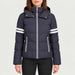 Fera women's Kate Ski Jacket in Indigo, front view on model.