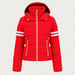 Fera women's Kate Ski Jacket in Red, front view.