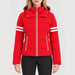 Fera women's Kate Ski Jacket in Red, front view on model.