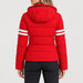 Fera women's Kate Ski Jacket in Red, back view on model.