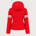 Fera women's Kate Ski Jacket in Red, back view.