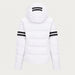 Fera women's Kate Ski Jacket in White, back view.