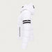 Fera women's Kate Ski Jacket in White, side view.