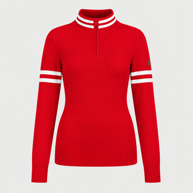 Fera women's Kate Sweater in Red, product front
