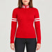Fera women's Kate Sweater in Red, model front