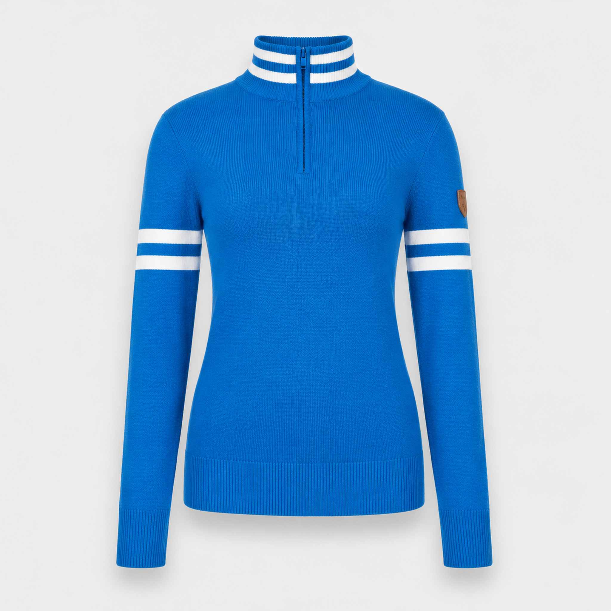 Fera women's Kate Sweater in Riviera Blue, product front