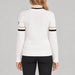 Fera women's Kate Sweater in White, back view on model.